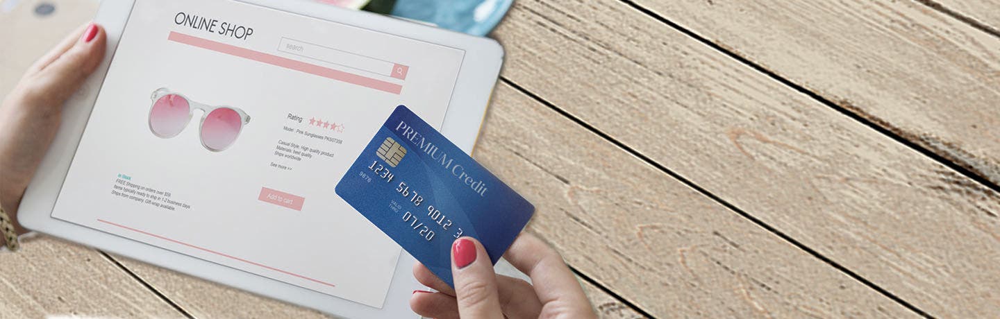 credit card banner